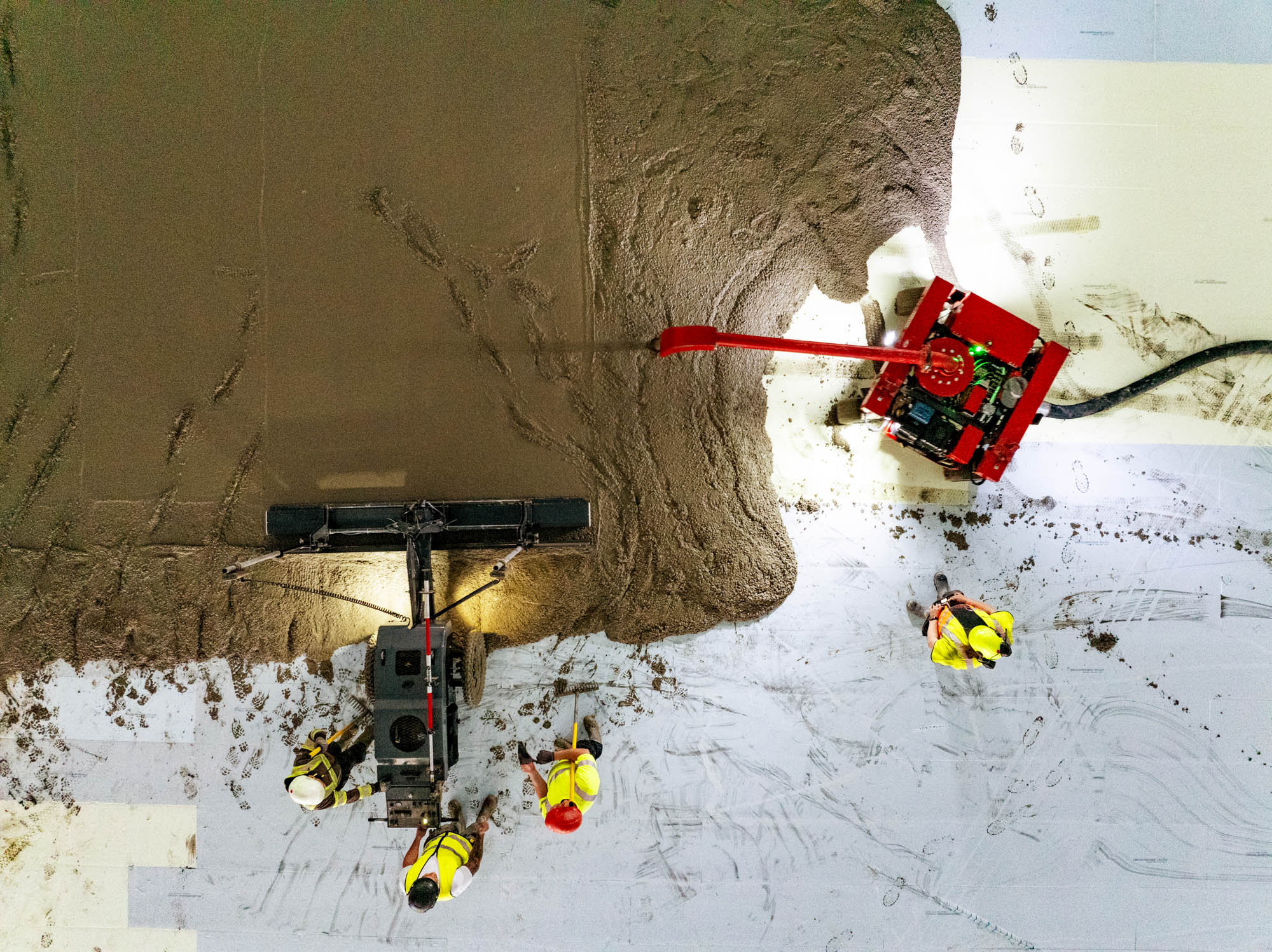 gjutning av betonggolv